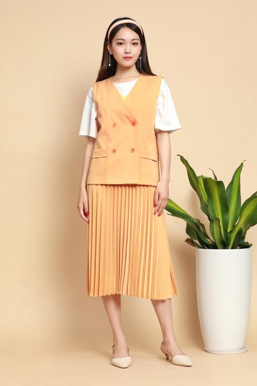 amadella 无袖马甲压褶半裙套装 11803 商品图1