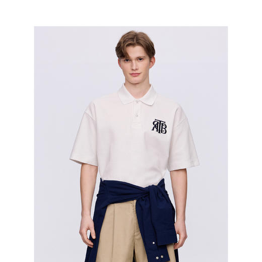 TeenieWeenie小熊男装字母POLO衫T恤男夏季TNHW242403A 商品图3