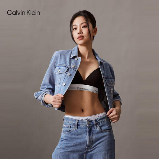 CKU【摩登引力带】新款女士无钢圈薄垫深V文胸QF7622AD 商品图5