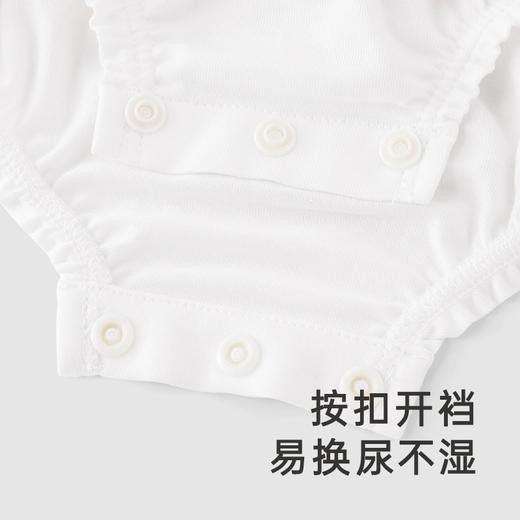 【商场同款】英氏婴儿衣服夏季短袖纯棉透气女童连体衣新款 商品图4