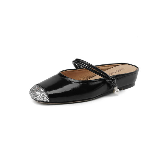 【预售5天】优雅简约，里外全皮拼接半拖HBP&6077 商品图12