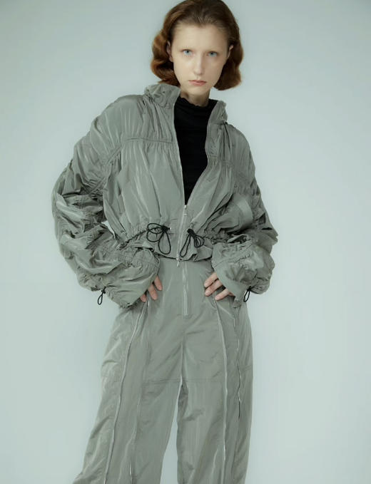 抽褶防晒外套 商品图2