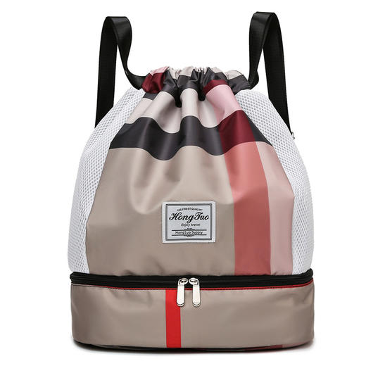 【一包多用，多色可选！】干湿分离游泳休闲双肩包，2024韩版简约瑜伽包轻便防泼水旅行包，运动 健身 旅行 一包搞定-lm！ 商品图8