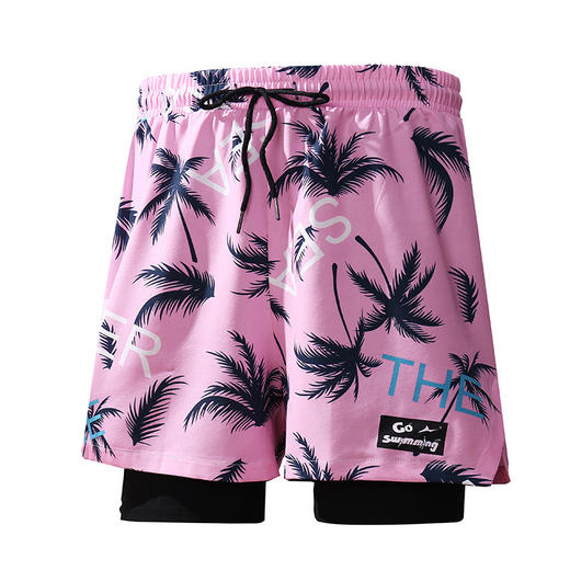 【速干透气，柔软亲肤】清凉一夏沙滩泳裤防尴尬新款速干，大码平角泳衣 泡温泉沙滩裤， 男女士高弹游泳裤！-QQ 商品图6