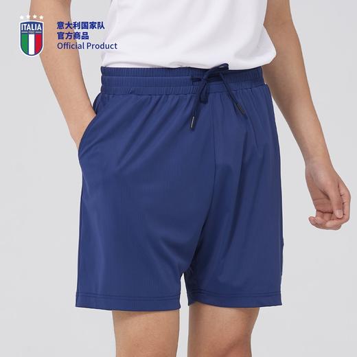 意大利国家队官方商品 | 深蓝速干短裤训练夏季排汗休闲裤足球迷 商品图4