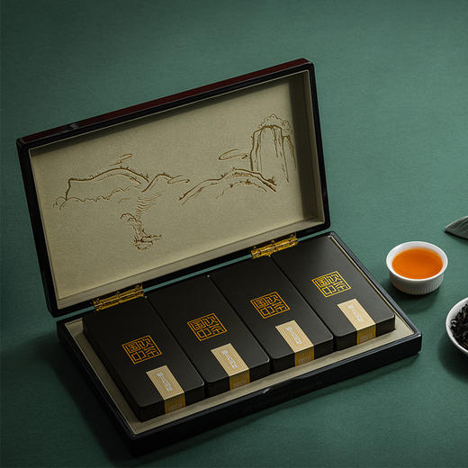 中茶海堤乌龙茶国饮中茶武夷猫儿石肉桂礼盒80克(10克*8泡) 商品图1