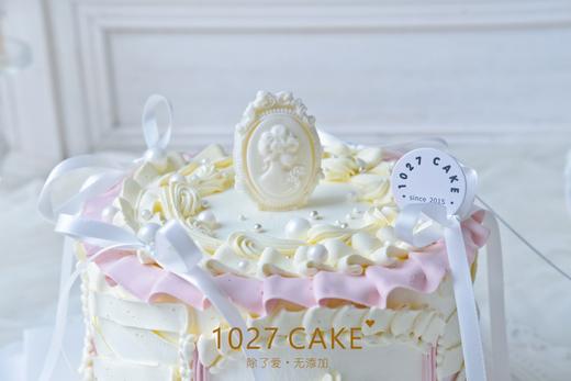 1027CAKE |  复古裱花 芭蕾风丝带蛋糕 商品图2