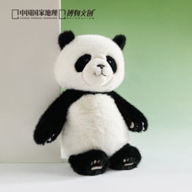 博物文创 大野系列 佛系大熊猫 正义小熊猫毛绒玩偶公仔