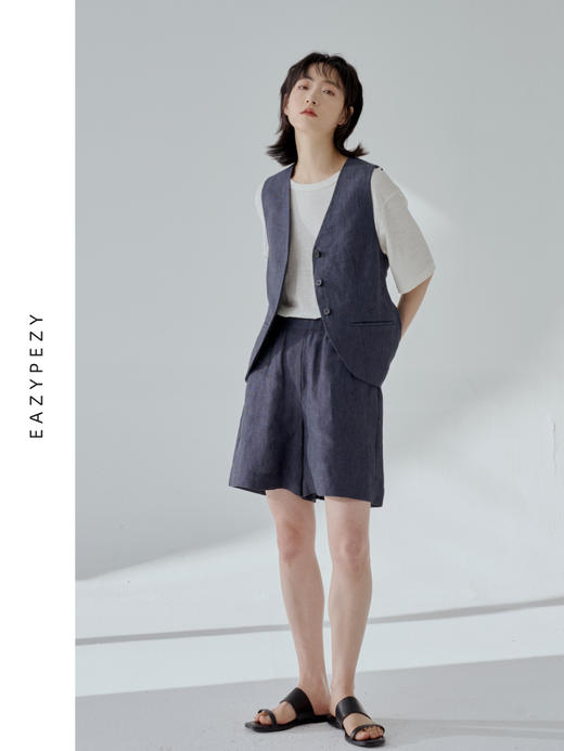 2024SS 安妮霍尔马甲短裤套装 商品图3