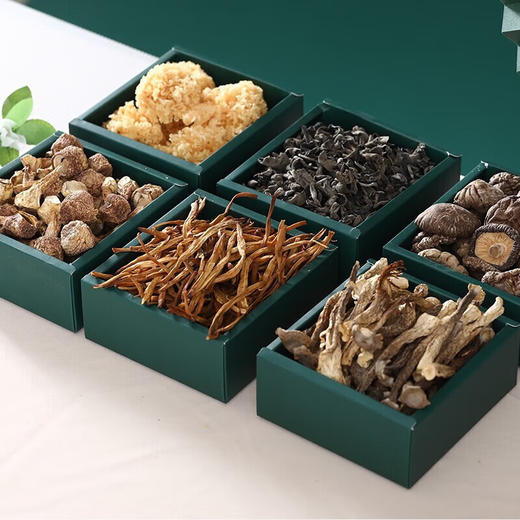 燕之坊 山珍礼盒 560g鹿茸菇东北木耳香菇 山珍特产 送礼佳品 山珍礼盒560g 商品图1