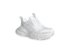 豪麟名鞋奥莱迪嘉女鞋时尚老爹鞋织物DJJGA41WX018白色  原价2260元