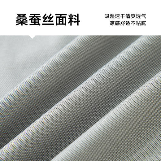 【Q】【桑蚕丝】【新款DPF】大依优型大码短袖Polo衫翻领加肥加大男装大号大码上衣男士休闲半袖夏季 商品图3