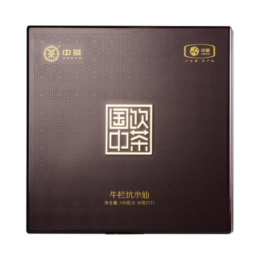 海堤茶叶 国饮中茶系列 CT3180P牛栏坑水仙 岩茶100g/盒 商品图4