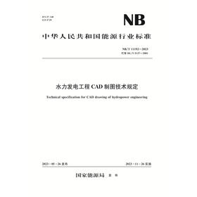 水力发电工程CAD制图技术规定(NB/T 11192—2023)