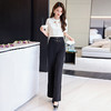 洋气减龄，衬衣气质高腰垂坠感阔腿裤套装HR-KJFA810-6 商品缩略图4