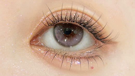 Wecute 蔷薇紫 半年抛 两片 14.2mm 参考着色 13.4mm 基弧 8.6 含水 38% 新锐国货 商品图2