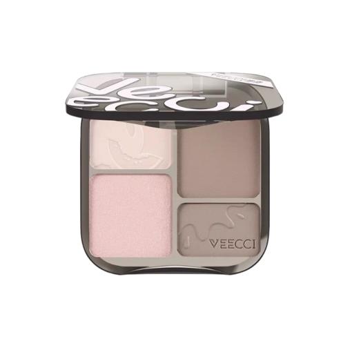 唯资四色修容盘高光修容一体盘哑光提亮侧影鼻影阴影腮红 商品图0