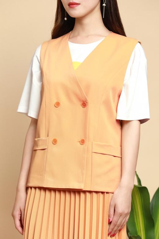 amadella 无袖马甲压褶半裙套装 11803 商品图3