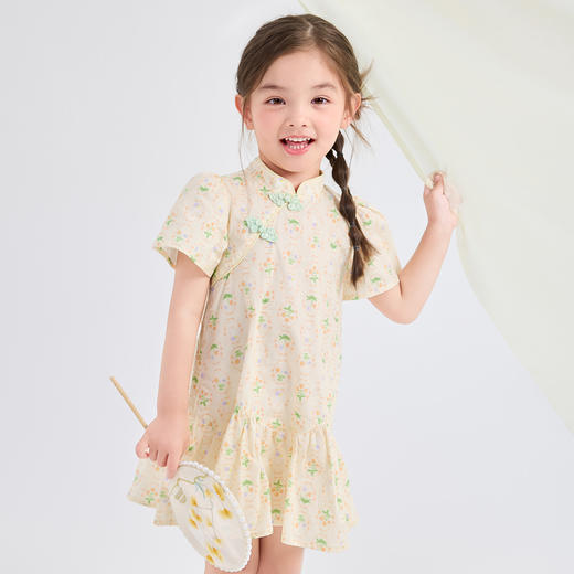 笛莎Deesha 小童连衣裙2024年新款连衣裙 商品图0