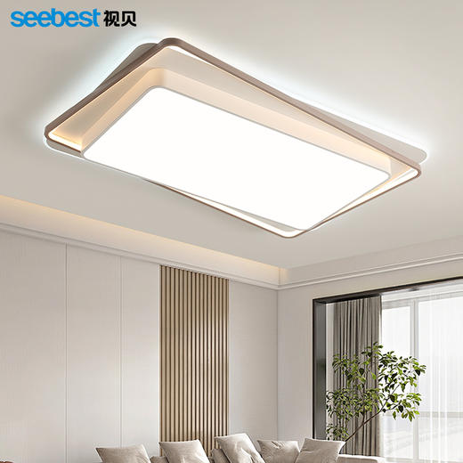 皓影系列-客卧灯(长方支持2.4G视贝智家) 商品图0