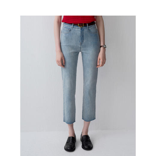 TeenieWeenie小熊卡通牛仔裤女夏季女牛仔裤TTTJ242503T 商品图1