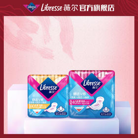 Libresse薇尔舒适V感240mm日用10片190mm日用14片共24片