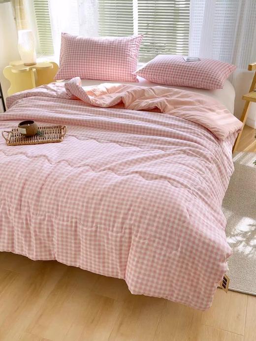 无印风格子云朵棉夏被200*230cm 商品图12