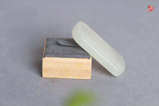 和田烟青玉无事牌【平安顺遂】吊坠  配精美挂绳 商品图2