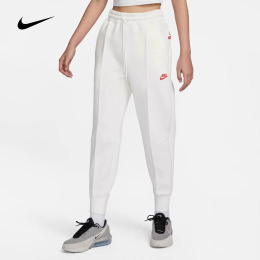 Nike/耐克TECH FLEECE女中腰长裤春季新款龙年新年卫裤FZ6386-133 商品图0