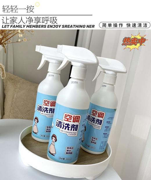 💰19.9抢3瓶❗空调清洁刚需【安娜与国王空调清洗剂】一瓶搞定污垢，畅快呼吸❗带3个泵头，每瓶都有 商品图1