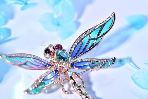 【腾飞】祖母绿蜻蜓胸针-CB12401077 商品图7