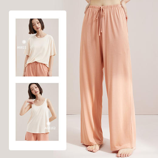 【可外穿夏款家居裤 睡裤 】醋酸丝柔棉 牛奶般丝滑 轻薄透气更亲肤 商品图2