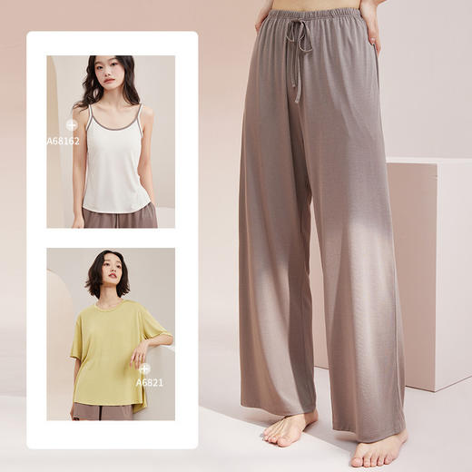 【可外穿夏款家居裤 睡裤 】醋酸丝柔棉 牛奶般丝滑 轻薄透气更亲肤 商品图8