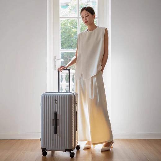 Echolac/爱可乐大容量旅行箱潮流Trunk行李箱纯PC拉杆箱26寸/28寸PC183K 商品图1