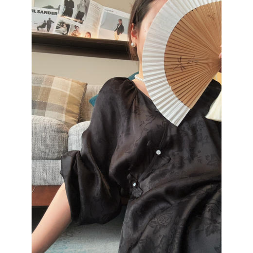 25特价 2404303   新中式提花连衣裙 商品图6