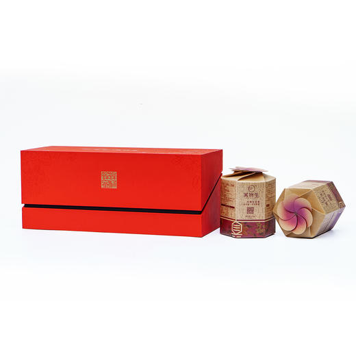 万物生蜂桶蜂蜜(三星）礼盒装500g*2瓶/盒 商品图1