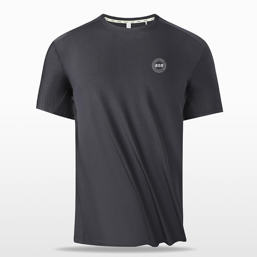 冰丝 弹力魔方圆领T恤 商品图0