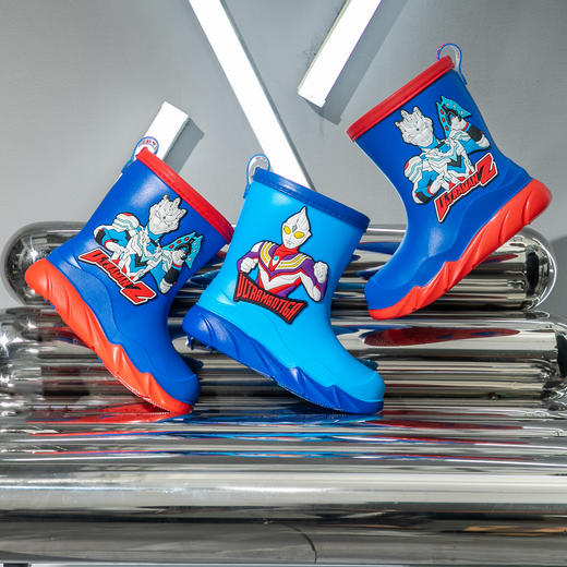 2024新款儿童雨鞋奥特曼EVA环保材料防臭防滑[UY240026] 商品图1