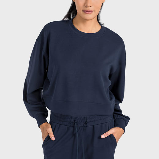 BWELL空气层圆领长袖T恤BWY7587 商品图3