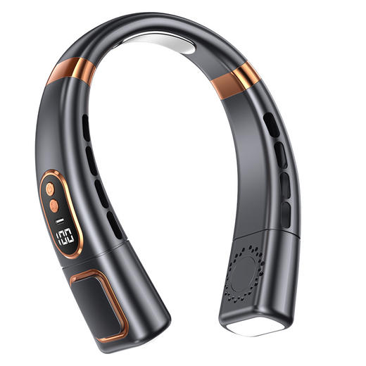 【便携舒适，急速降温！】冰瓷降温，潮酷氛围，便携静音，智能数显，新款便携式挂脖风扇等你掌控。上班族、户外运动爱好者的救星，巨舒适、巨便捷，急速降温的神器！五一旅游出行必备神器！ 商品图4