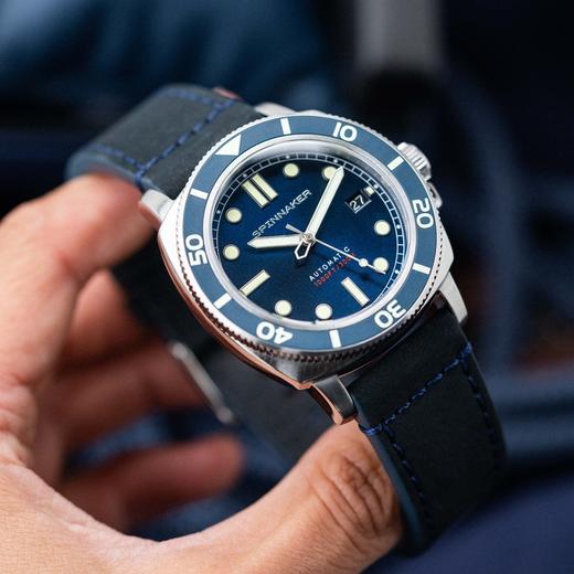 英国SPINNAKER三角帆HULL复古自动机械手表潜水陶瓷圈夜光SP5088 商品图1