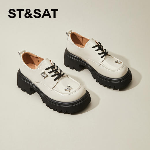 星期六英伦蝴蝶百搭乐福鞋SSC1112152 商品图3