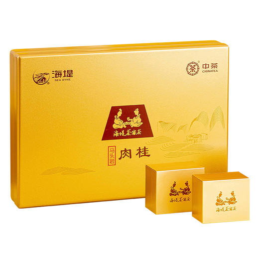 中茶海堤AT058马头岩肉桂礼盒100g/盒（12泡） 商品图4