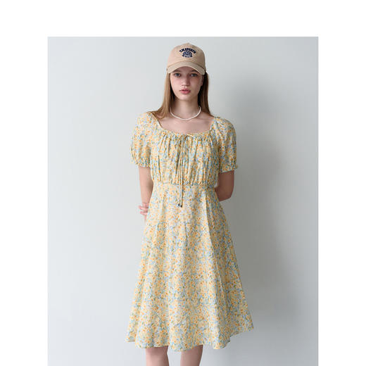 TeenieWeenie小熊碎花连衣裙女夏季女短裙TTOW242512T 商品图3