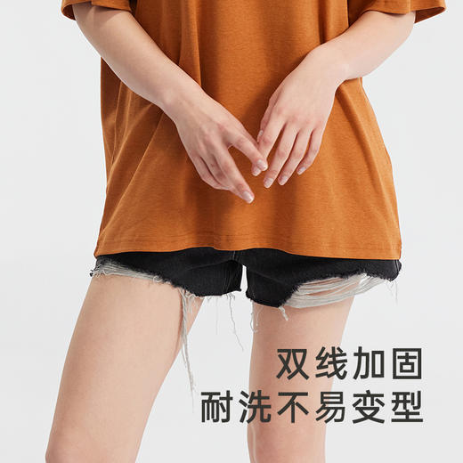 英氏亲子装T恤男女短袖透气纯棉上衣百搭休闲套头衫春夏新款 商品图4