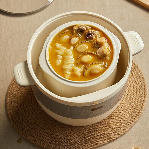 小熊婴儿辅食锅 电炖锅 燕窝炖盅 宝宝辅食bb煲煮粥煲汤锅大容量可预约定时 DDZ-B25Q3 商品图1