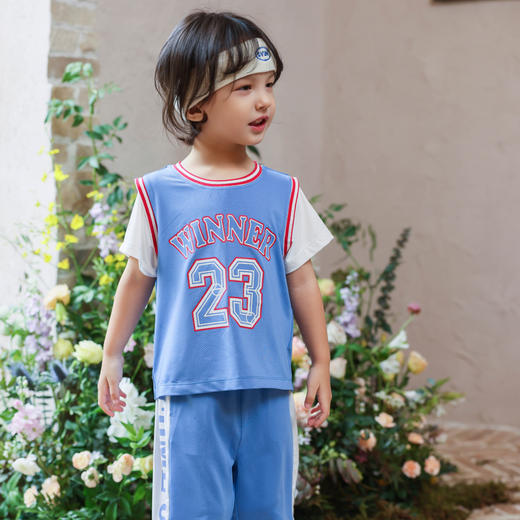 棉果果夏季新品男童莫代尔短袖T恤M212140424262 商品图0