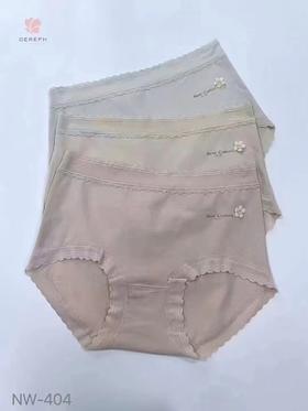 4F 厚木 （吉利富）纯棉小花女裤