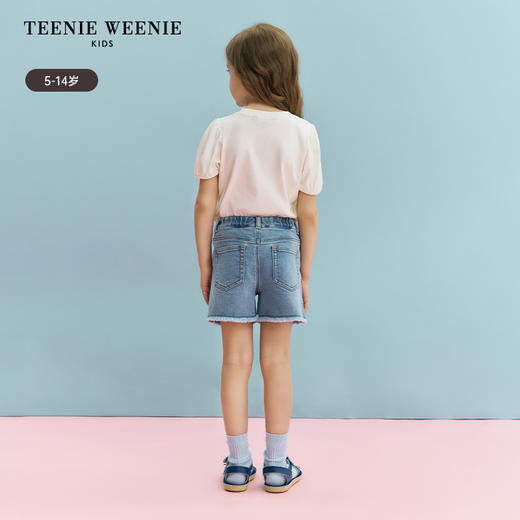 TeenieWeenie Kids小熊童装夏季女童多彩百搭休闲舒适短裤TKTJ246453N 商品图3