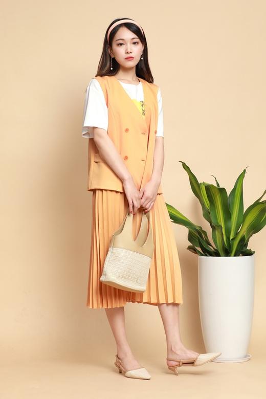 amadella 无袖马甲压褶半裙套装 11803 商品图5